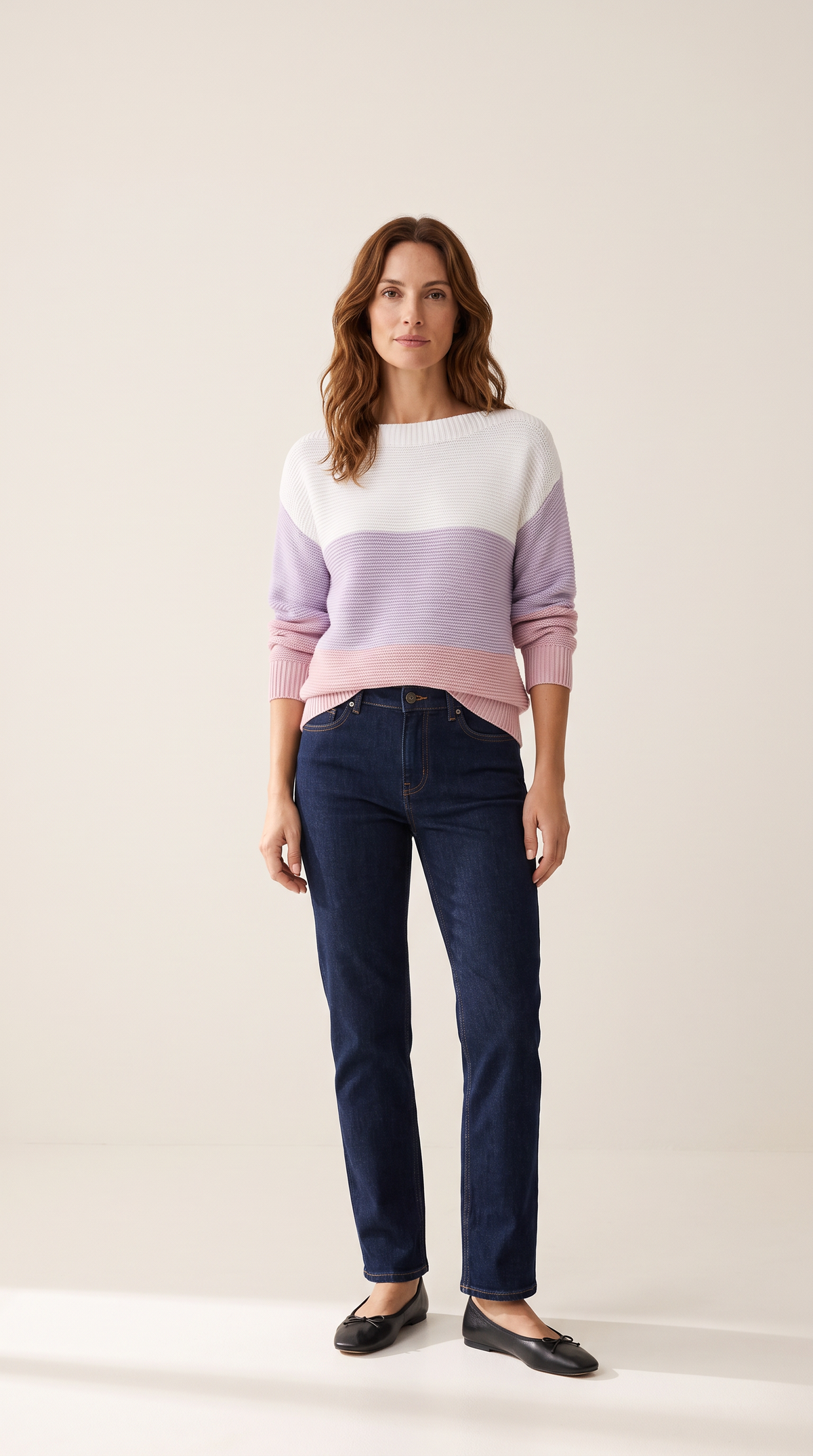 Maglione a Righe Morbido