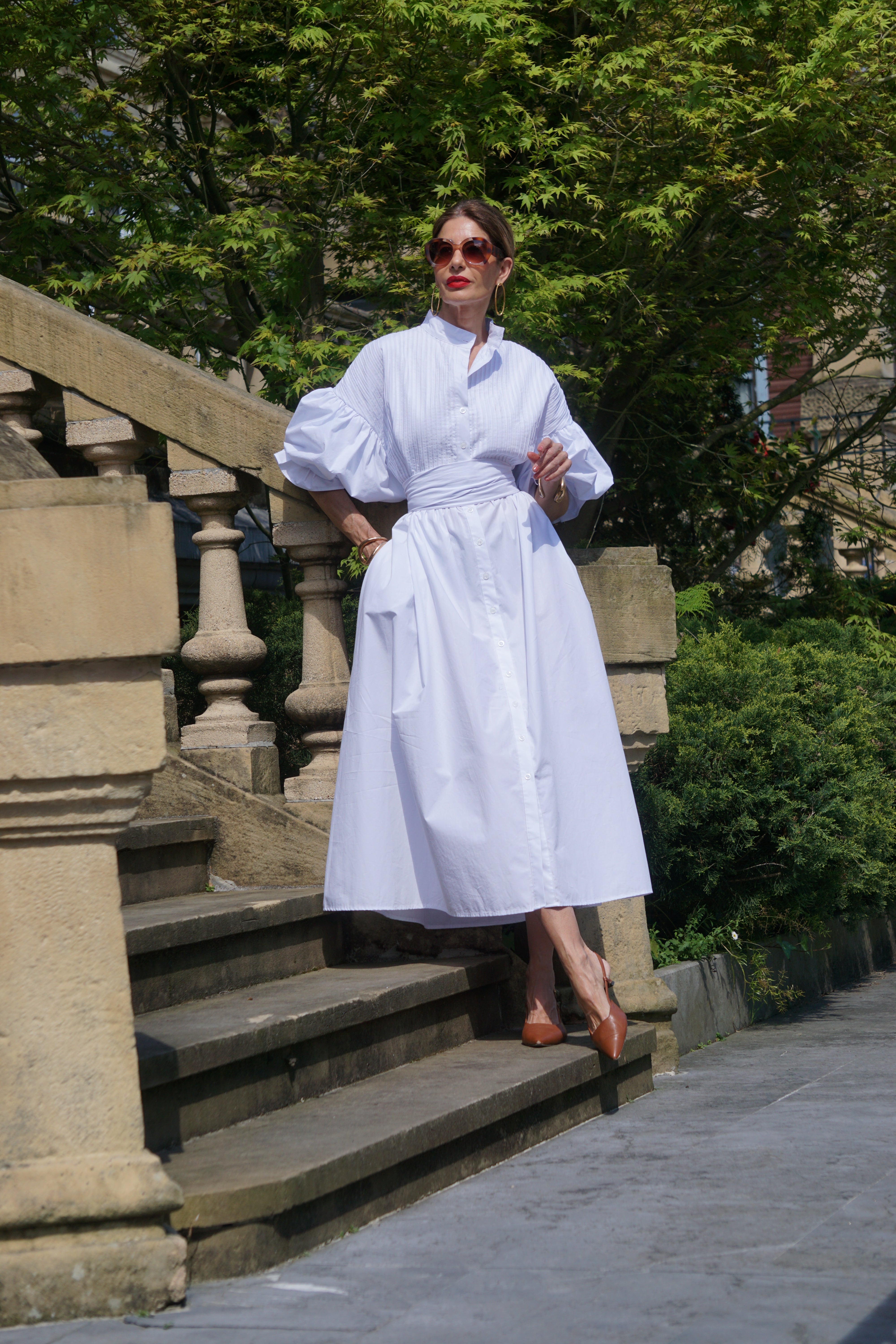 NOMI™| Abito Eleganza Essenziale - 100% COTONE