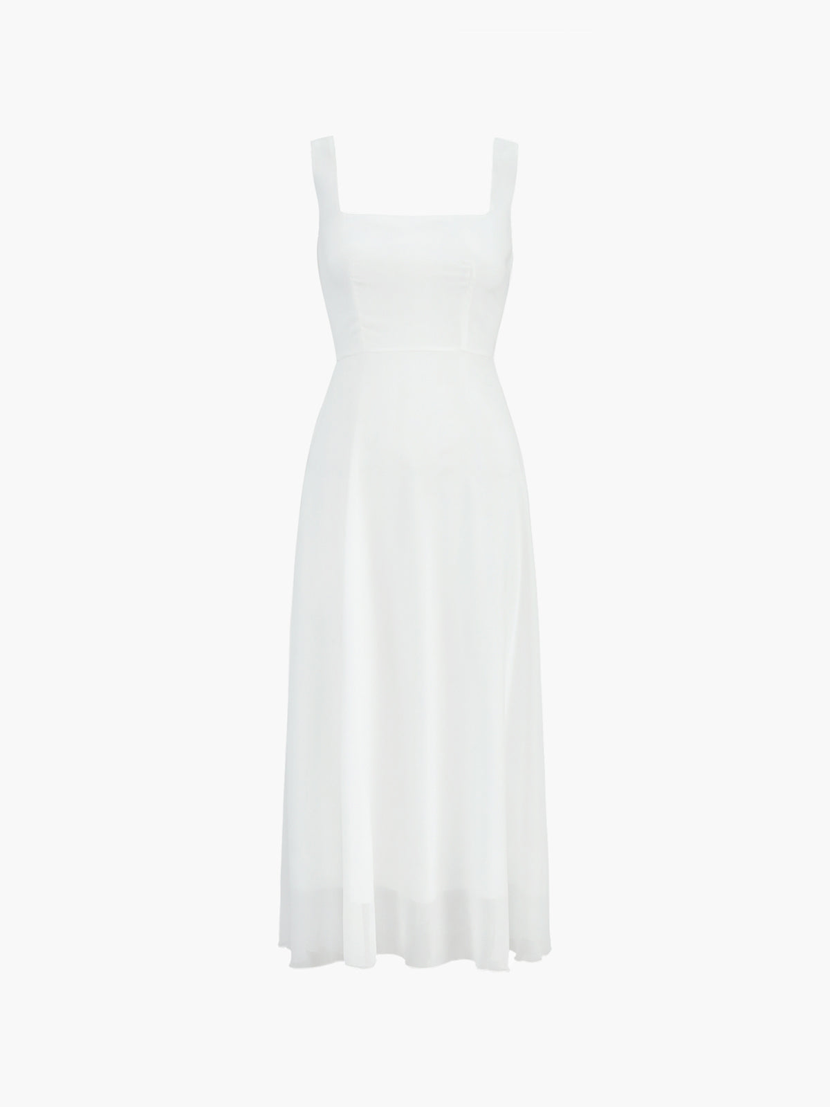 NOMI™ - Abito Lungo Elegante in Chiffon Semi-Trasparente