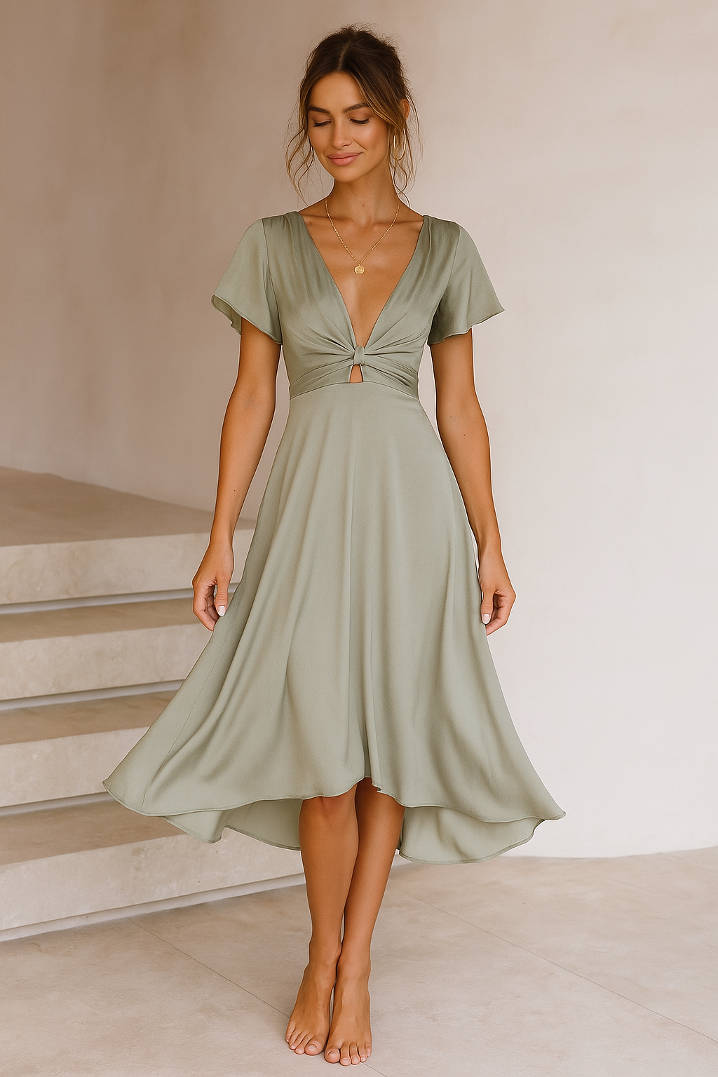 NOMI™ - Elegante abito estivo per giornate estive indimenticabili