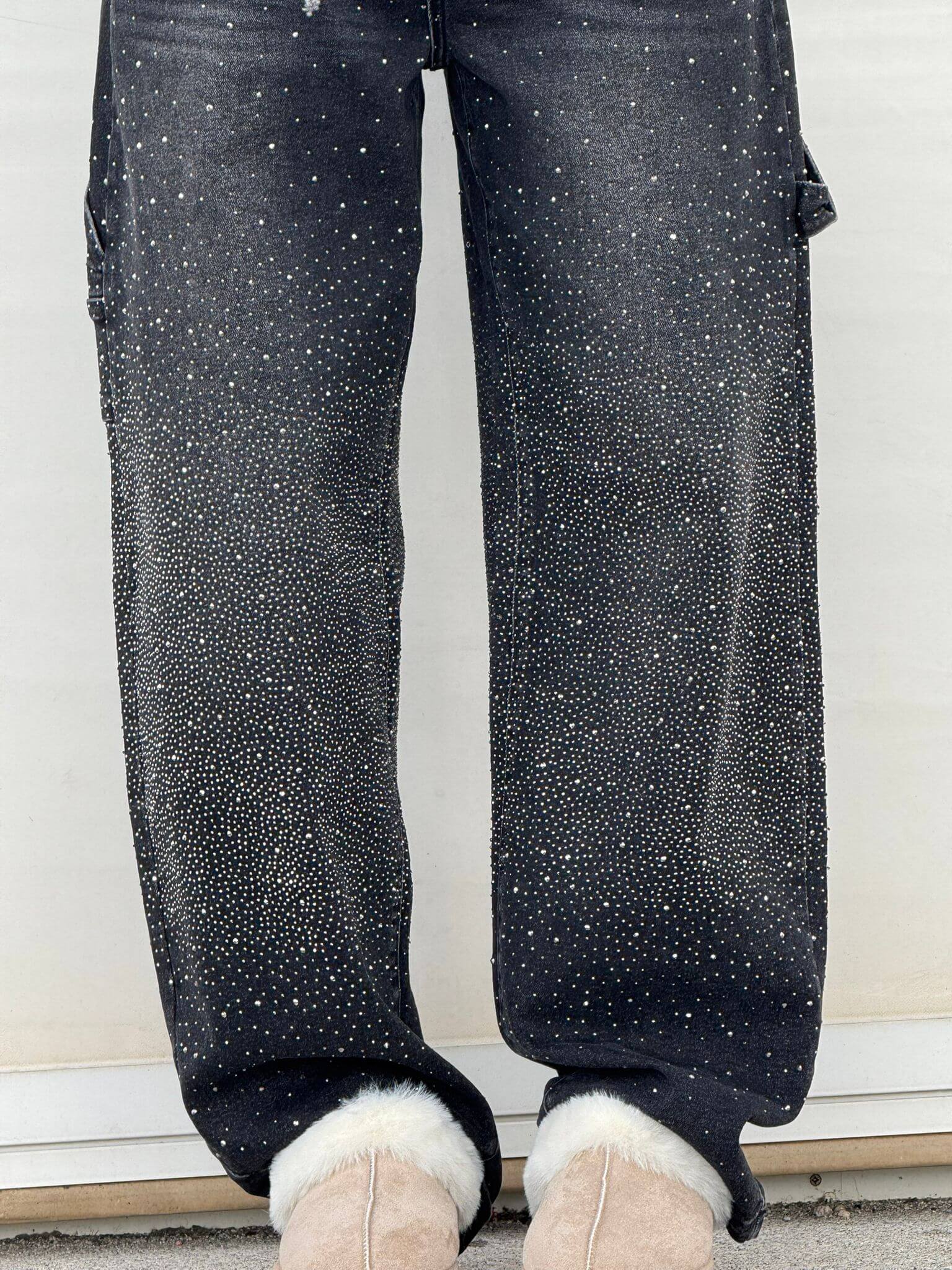 NOMI™ - Jeans a diamante