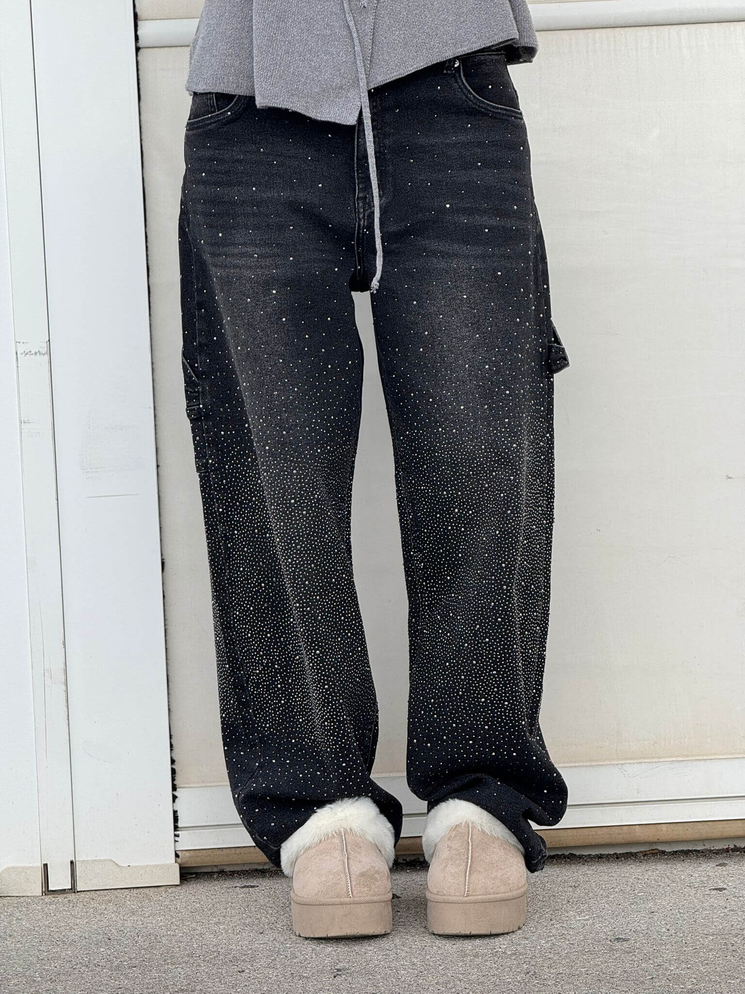 NOMI™ - Jeans a diamante