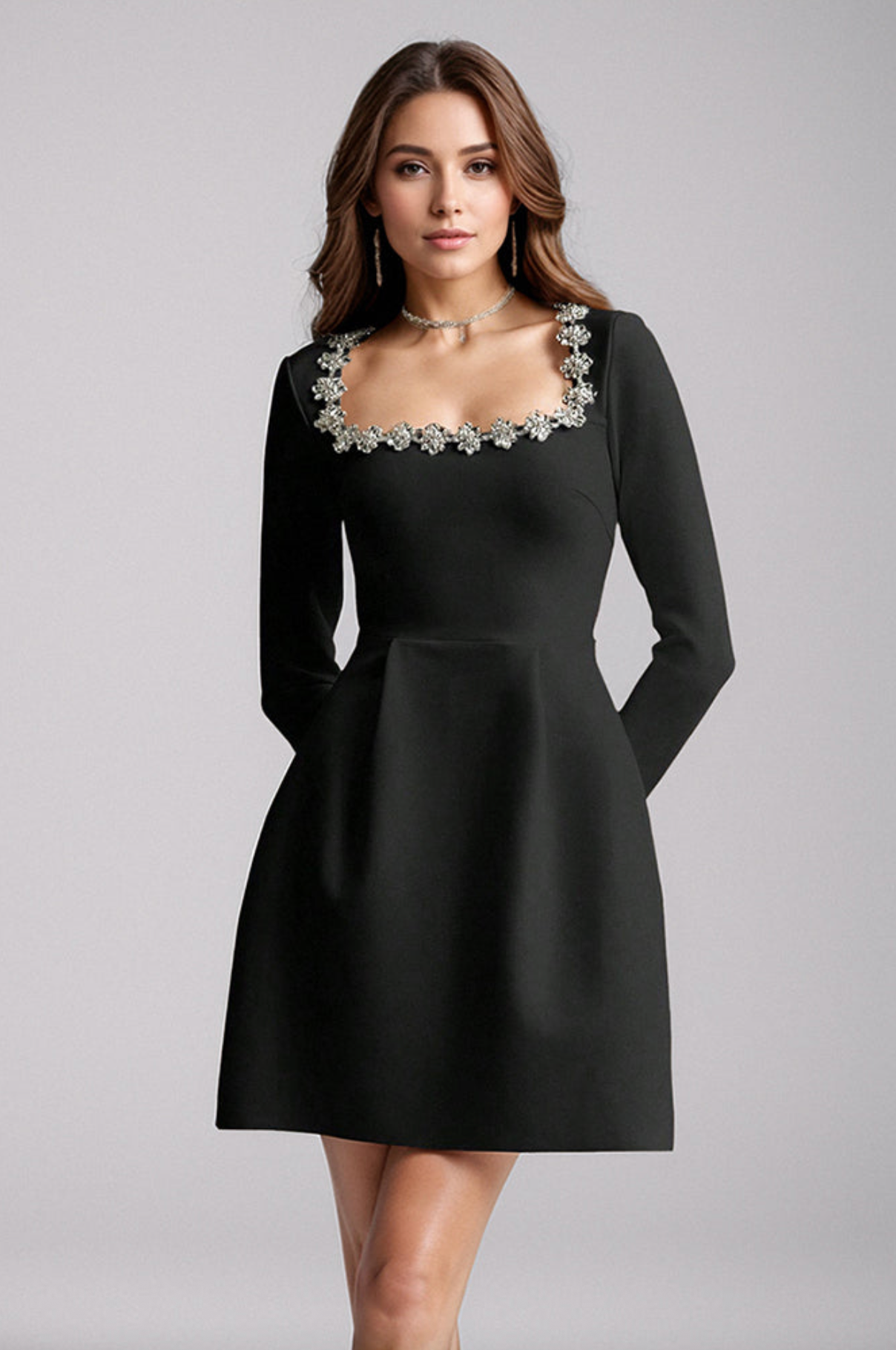 NOMI™ | Mini abito in tessuto bandage