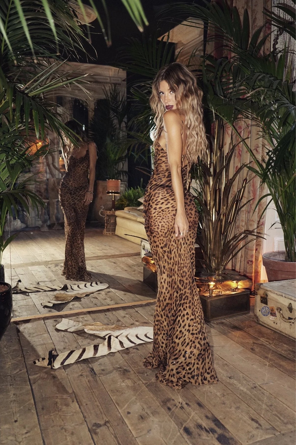 NOMI™ | Wild Elegance – Maxi Abito Animalier