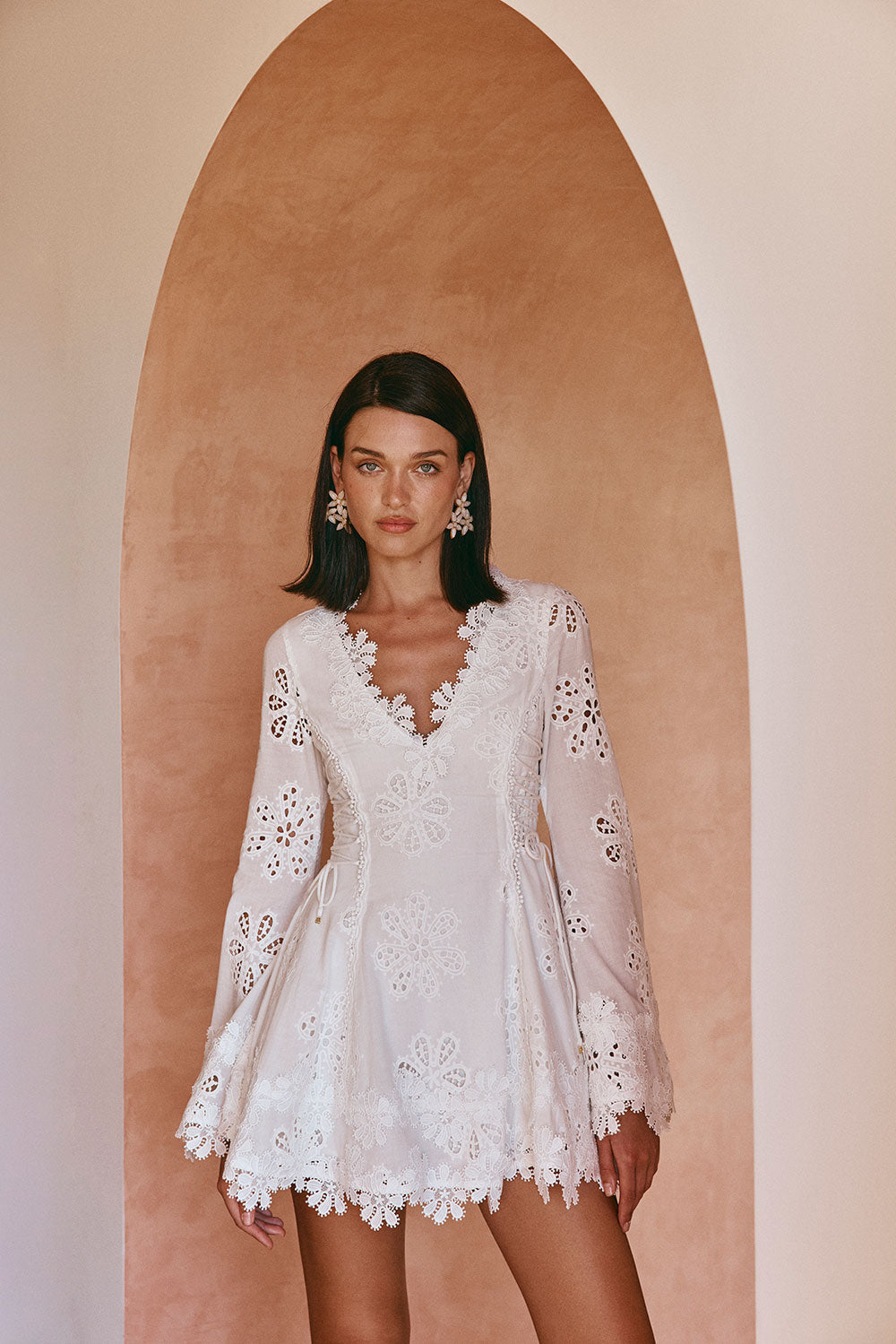 NOMI™ | Mini Dress - Abito Estivo Leggero con Dettagli Romantici