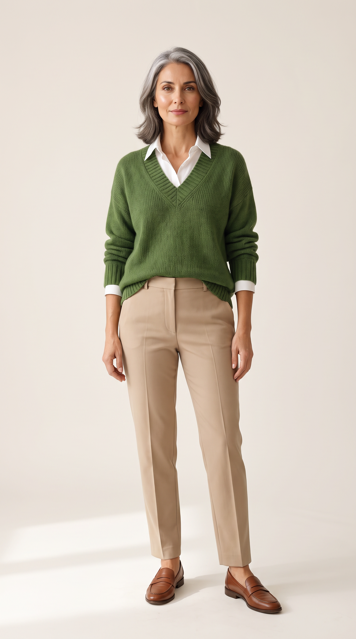 Maglione Scollo a V Essenziale