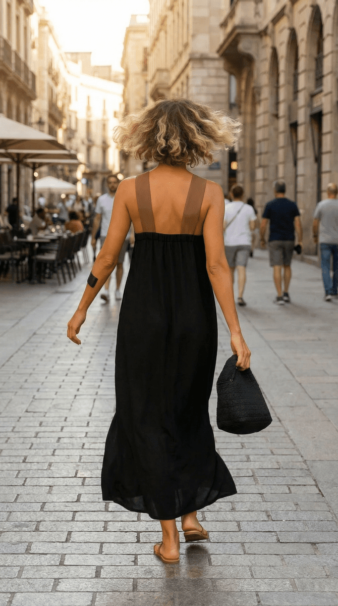 NOMI™ | Abito elegante con scollo incrociato - Nomi