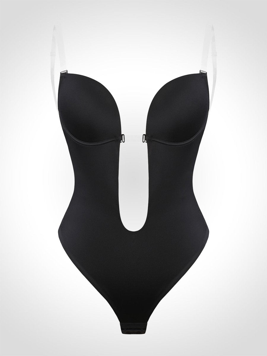 NOMI™ - Body con Schiena Scoperta – Scollo a U - Nomi