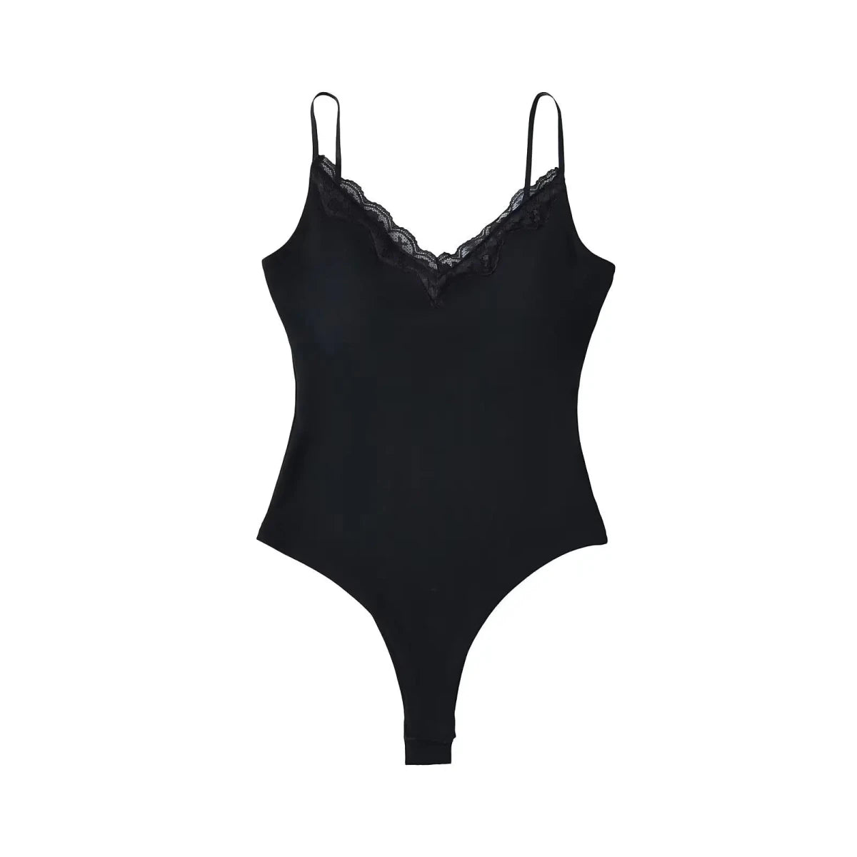 NOMI™ | Body con spalline sottili e rifiniture in pizzo - Nomi