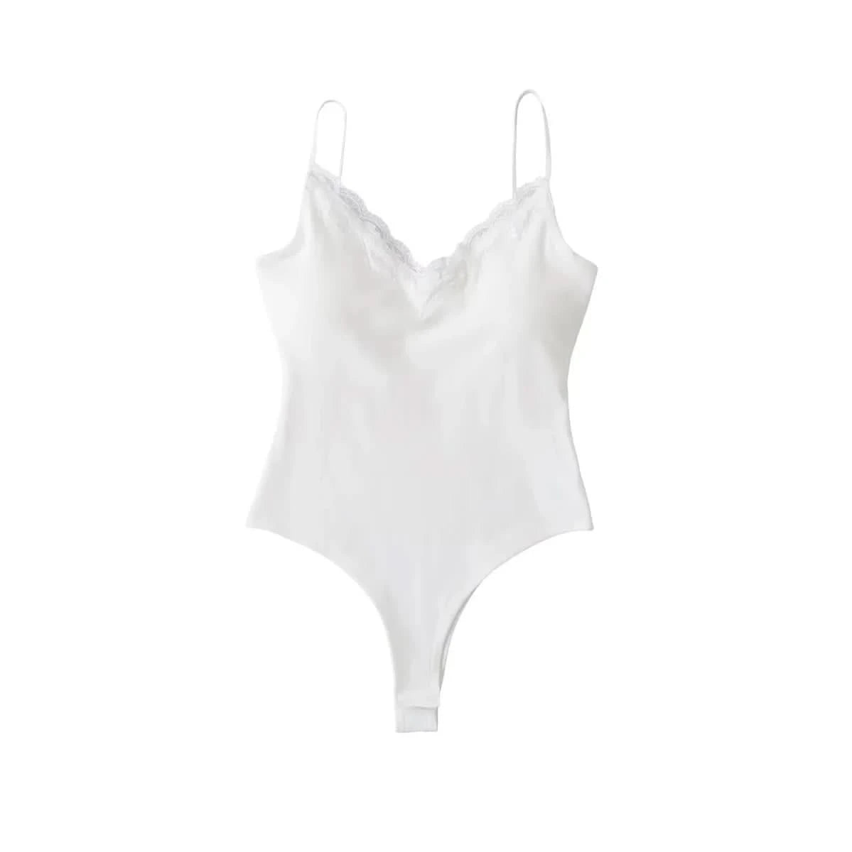 NOMI™ | Body in Pizzo con Spalline Sottili - Nomi