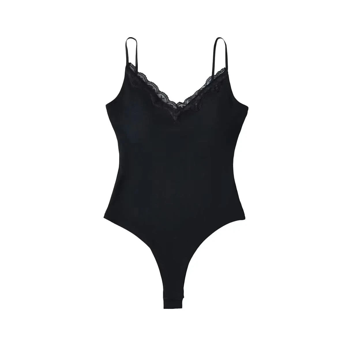NOMI™ | Body in Pizzo con Spalline Sottili - Nomi