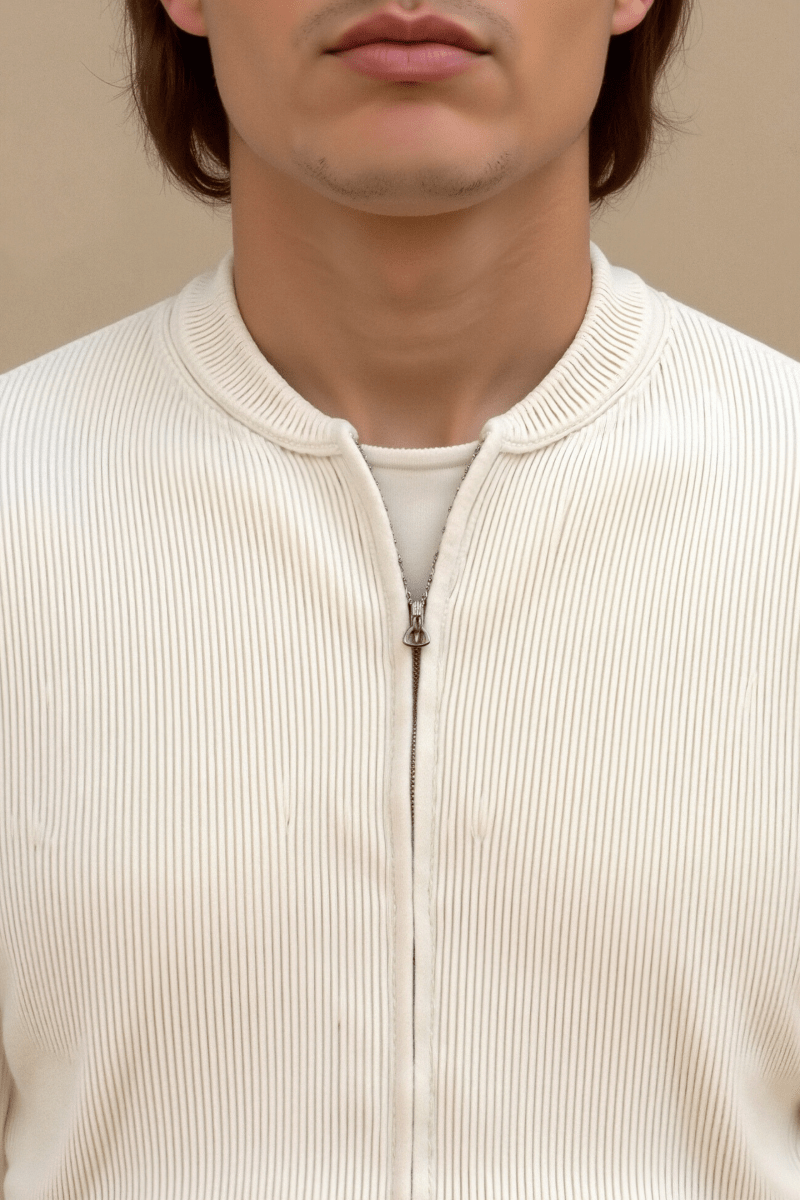 NOMI™ - Cardigan girocollo in maglia a tinta unita - Nomi