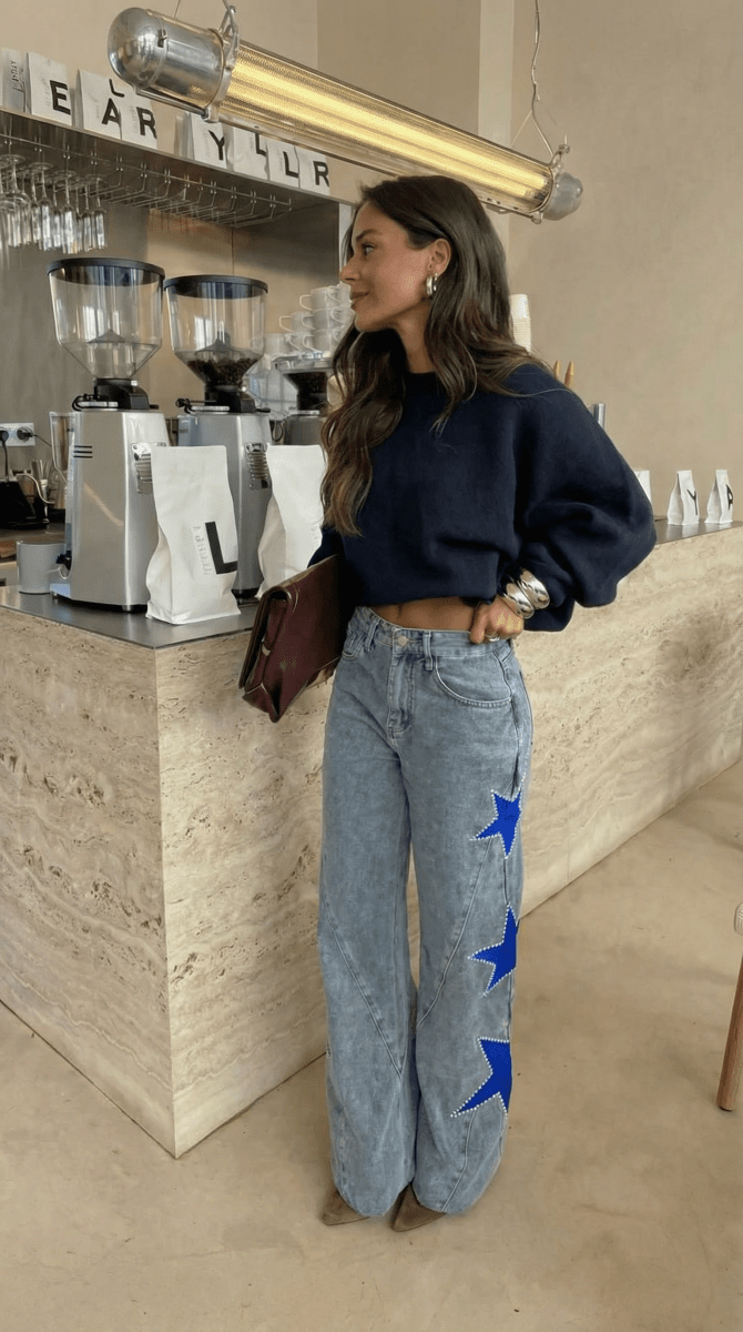 NOMI™| Jeans a Stelle - Divertenti, Moderni e Comodi - Nomi