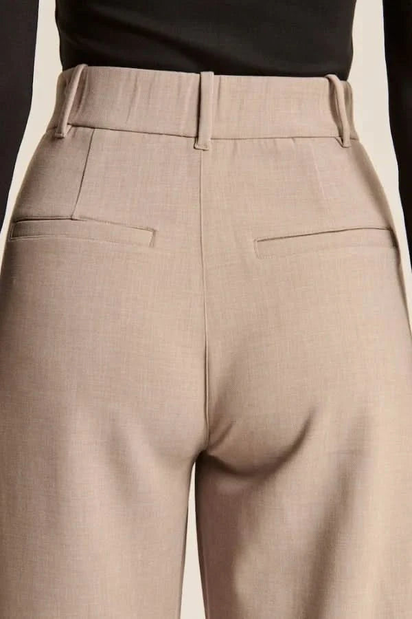 NOMI™ | Pantaloni Sartoriali Beige - Nomi