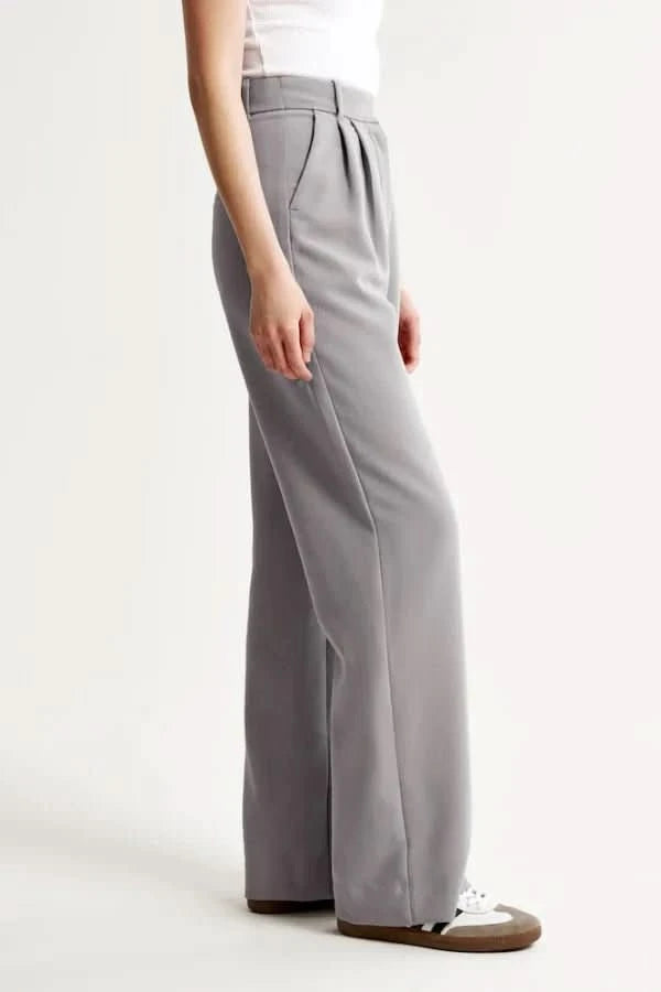 NOMI™ | Pantaloni Sartoriali Grigio - Nomi