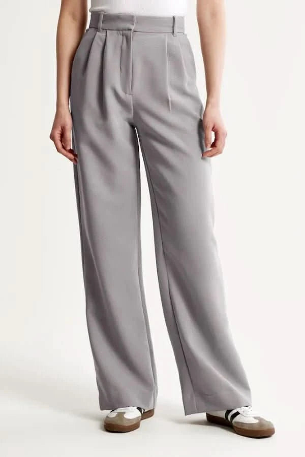 NOMI™ | Pantaloni Sartoriali Grigio - Nomi