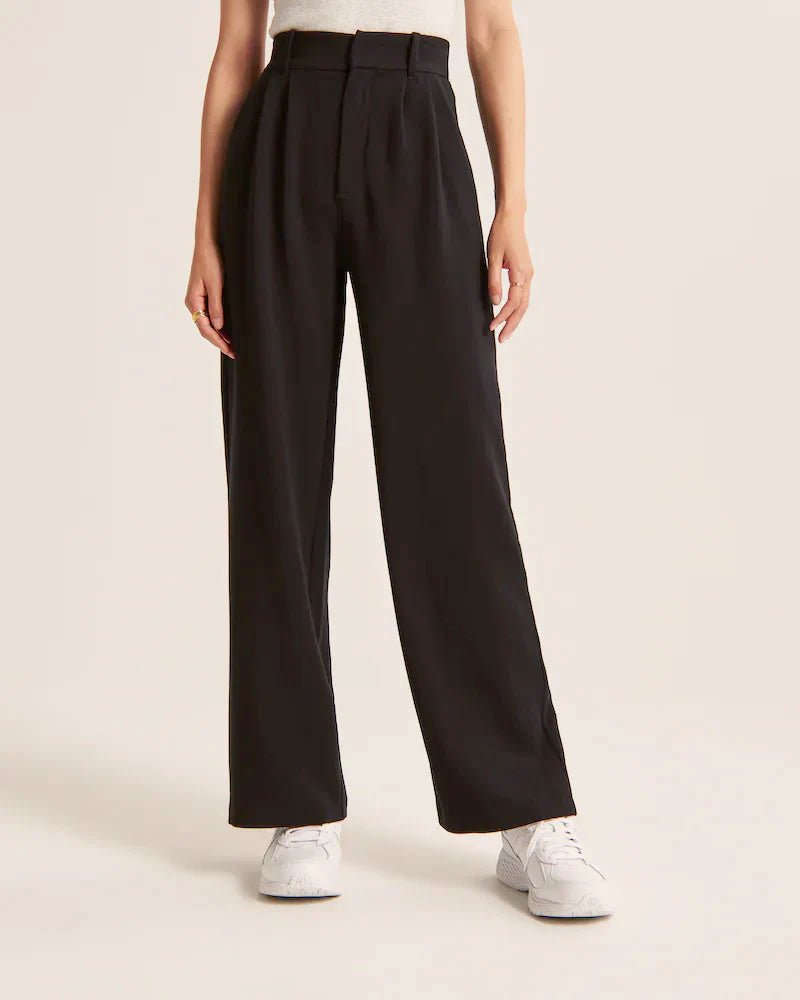 NOMI™ | Pantaloni Sartoriali Nero - Nomi