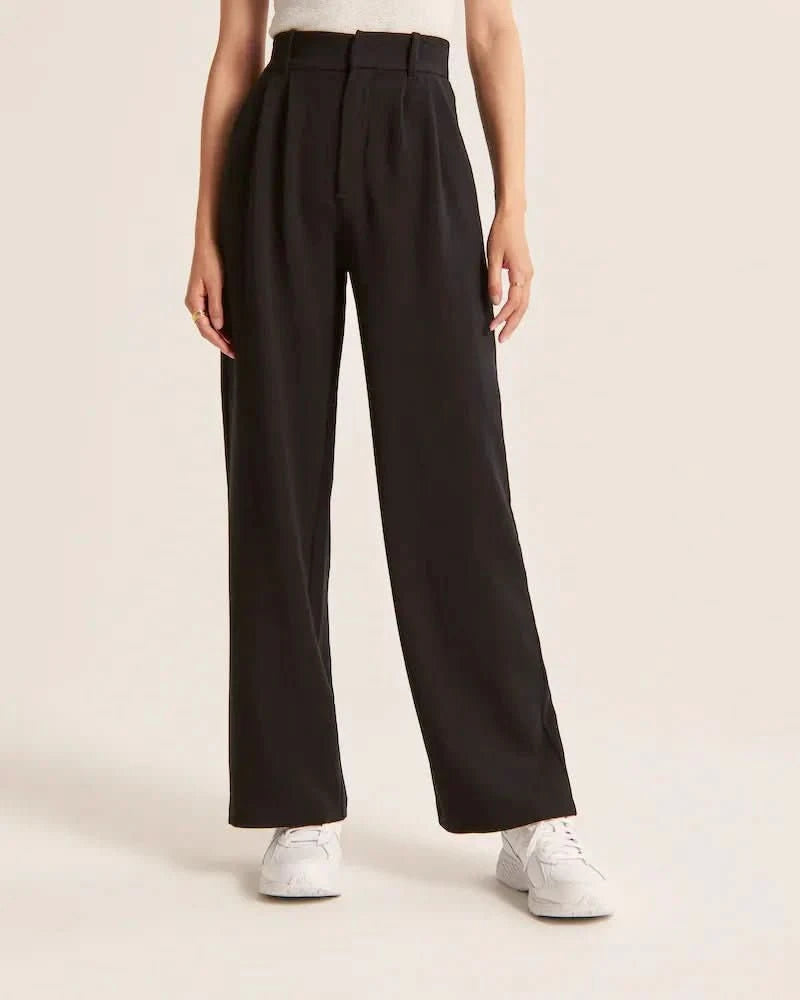 NOMI™ | Pantaloni Sartoriali Nero - Nomi