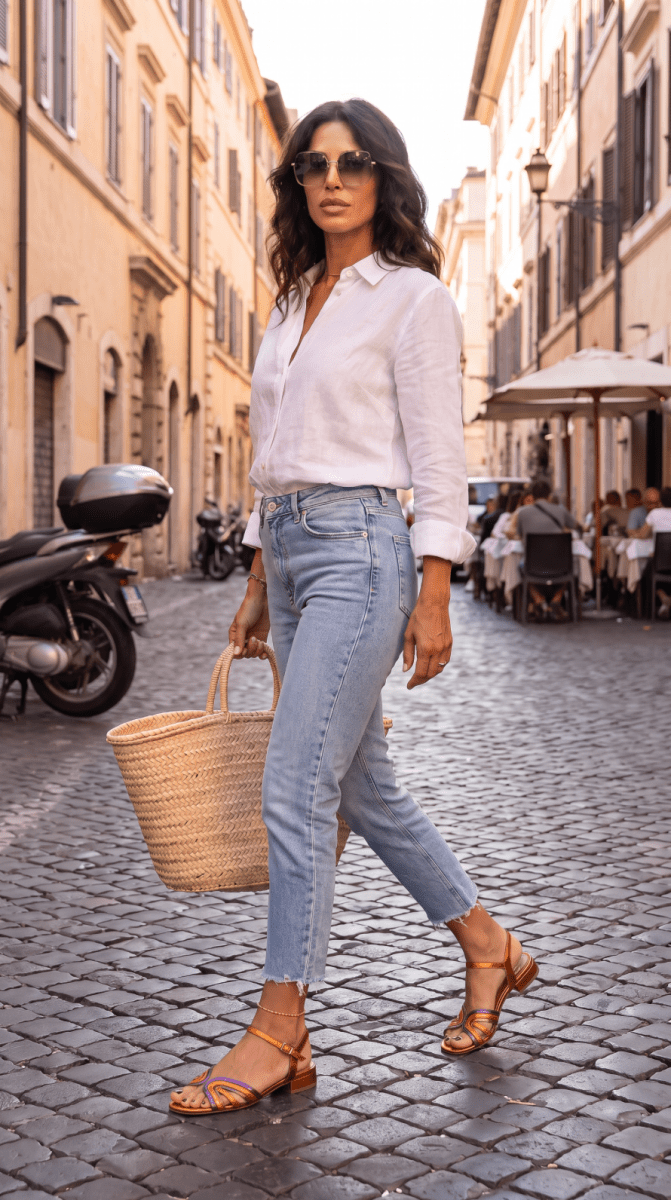 NOMI™ | Sandali Flat con Cinturini Multicolor - Nomi