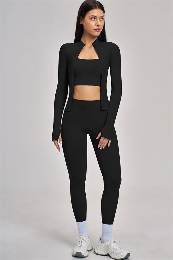 NOMI | Set 3 Pezzi - Giacca, Sports Bra e Leggings - Nomi