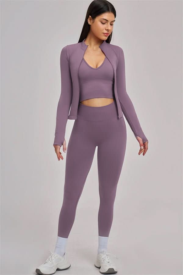 NOMI | Set 3 Pezzi - Giacca, Tank Top e Leggings - Nomi