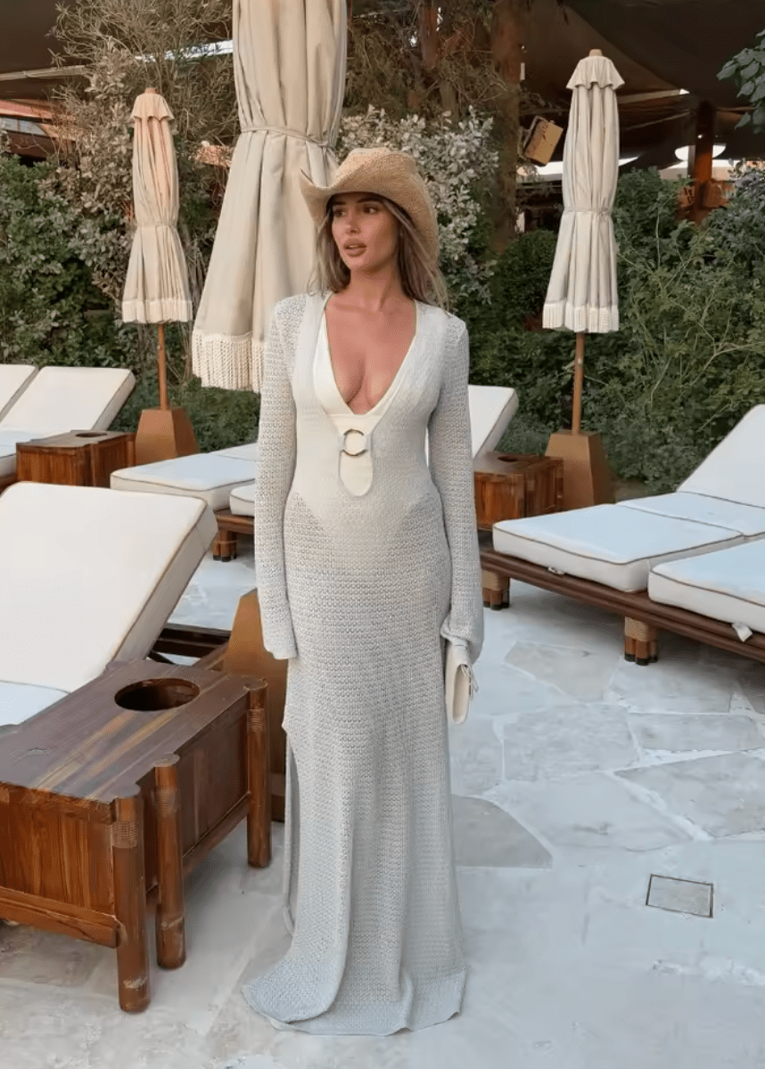 Nomii™ - Abito Estivo Lungo con Dettaglio ad Anelli - Nomi