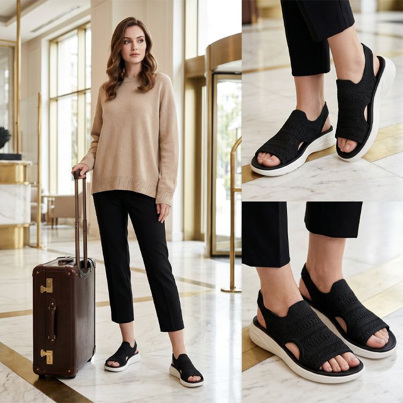 NOMI™ | Sandali Knit con Plateau